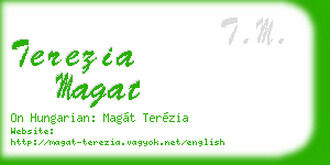 terezia magat business card
